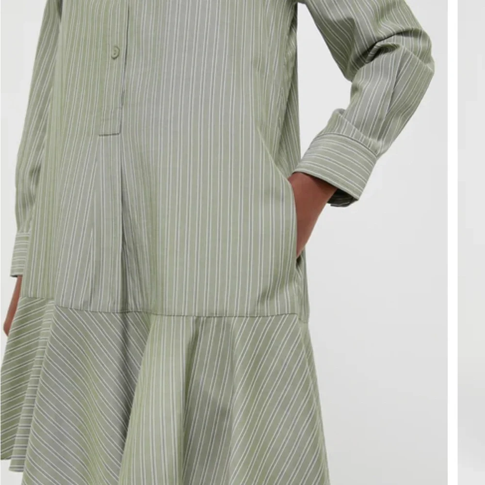 Tuckernuck Green Stripe Callahan Shirt Dress NWT SMALL - Picture 5 of 5